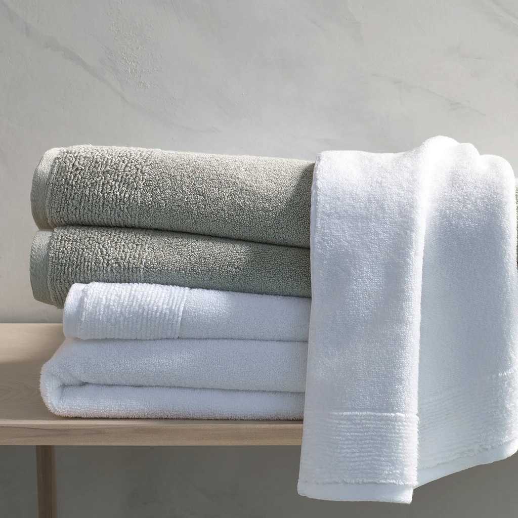Kassatex Kyoto 6-Piece Towel Set - Dolphin Grey