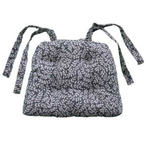Bouvier Black Chair Pads Leaf