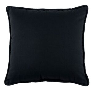 Bangla Square Black Pillow