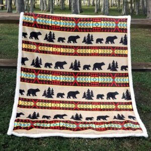 Bear Adventure Sherpa Throw