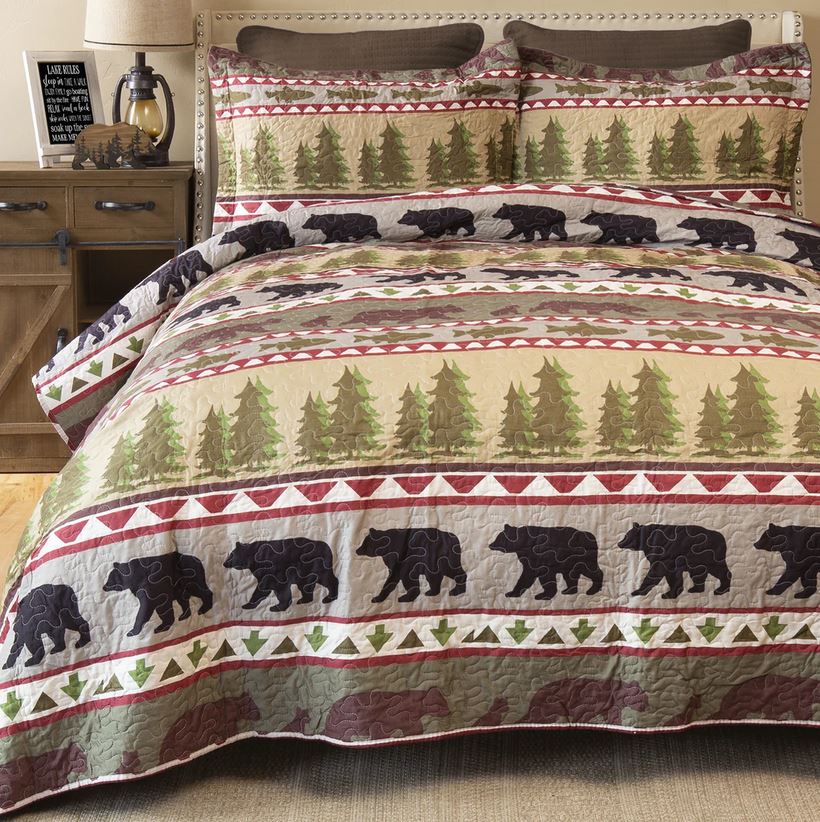 Bear Stripe Quilt Sets