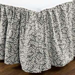 Bouvier Black Bedskirt