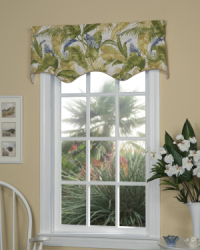 Cayman Empress Swag Valances - Empress Filler Valance - 52" x 16" with 3" Rod Pocket
