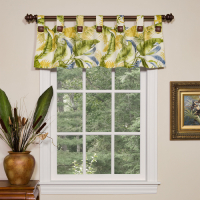 Cayman Empress Swag Valances - Tab Valance - 52" x 17", 3" Tabs