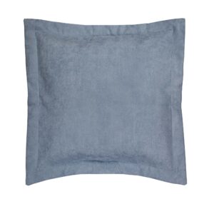 Chambalon Blue Solid European Sham