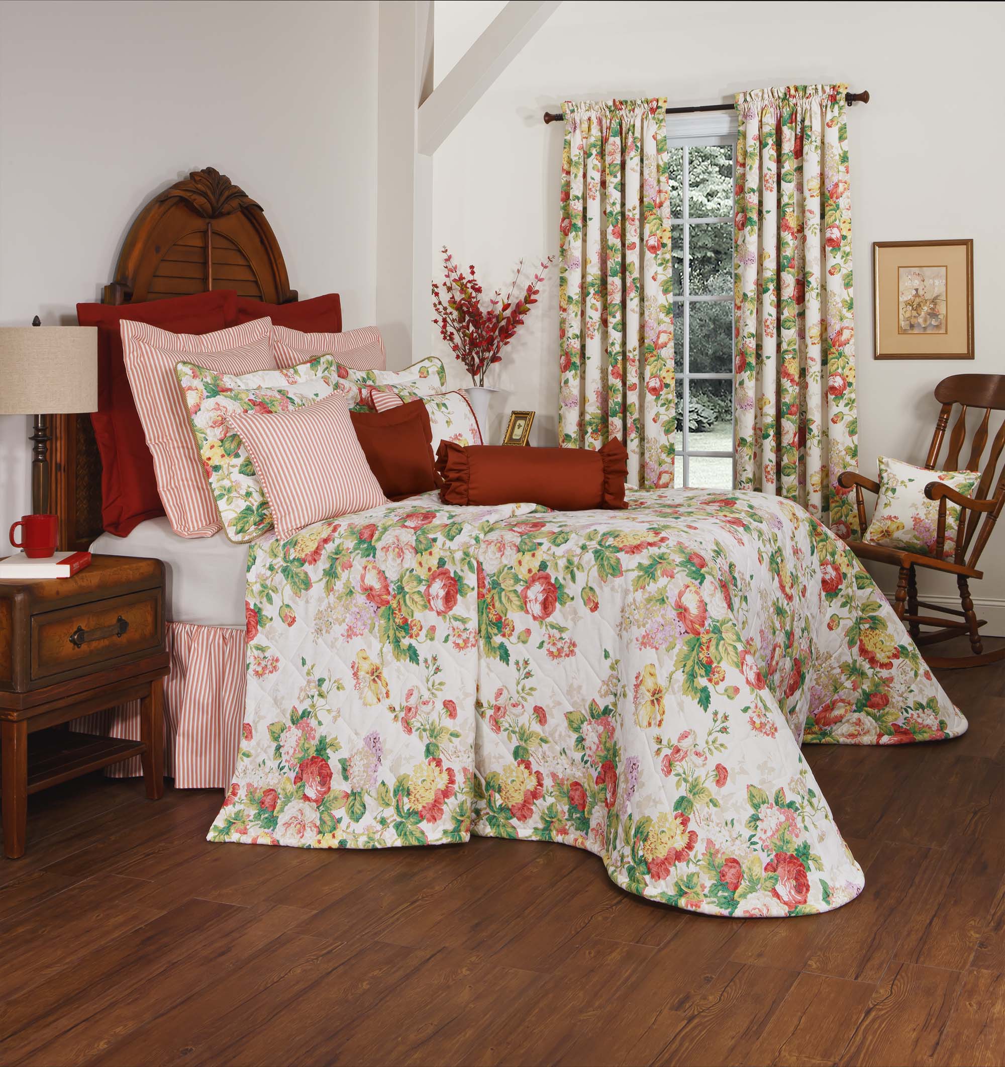 Cottage Rose Bedspreads