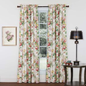 Cottage Rose Rod Pocket Drapes