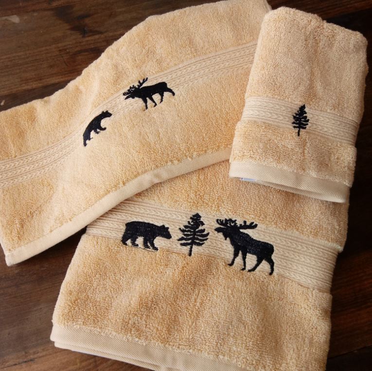 Forest Friends Gold Towel Set