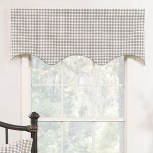 Bouvier Black Valance - Empress Plaid Filler