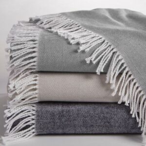 Herringbone Blanket Throw
