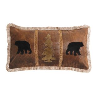 Bear Tree Bear Pillow