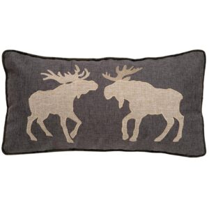 Two Moose Pillow