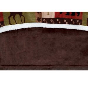 Brown Plush Bed Skirt
