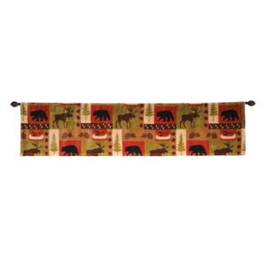 Patchwork Lodge Window Valance