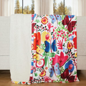 Butterfly Plush Throw