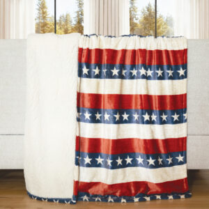 Americana Plush Throw
