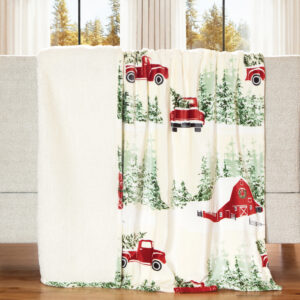 Barn and Truck Throw