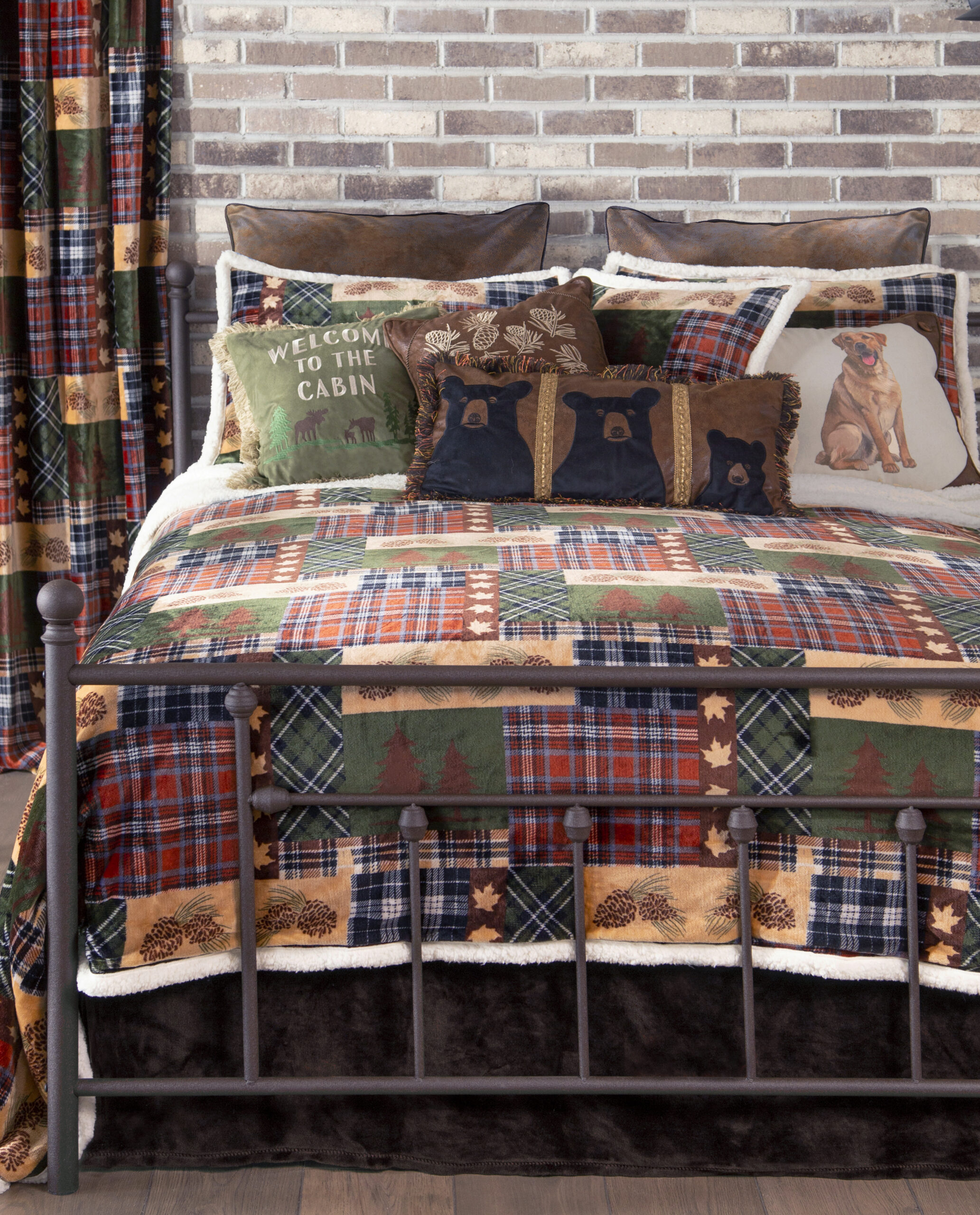 Tree Plaid Coverlet Set - Image 2