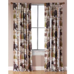 Vintage Lodge Window Drapes