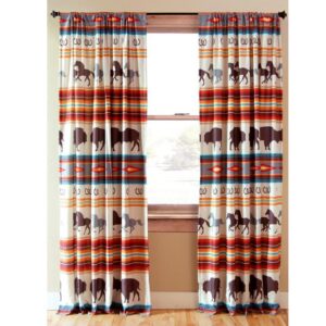 Western Stripe Window Drapes