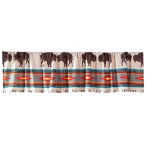 Western Stripe Window Valance