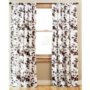 Cowhide Window Drapes