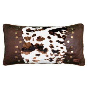Wrangler Rivets on Hide Pillow