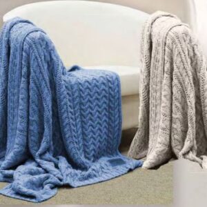 Knitted Blanket Throw