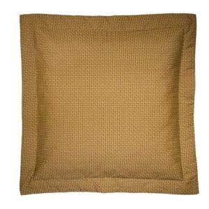 La Selva Black Basket Weave Euro Sham