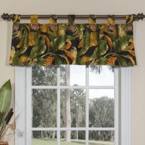 La Selva Black Tab Top Valance