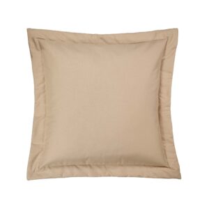 Leaves Tan European Sham