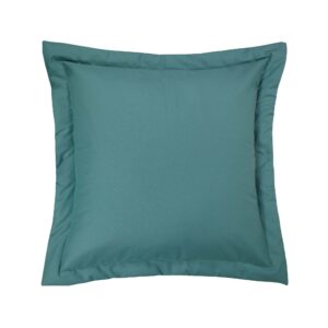 Leaves Teal Blue European Sham