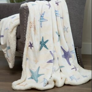 Starfish Plush Throw