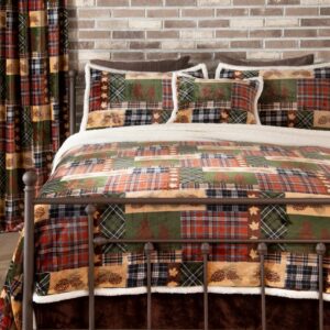 Tree Plaid Coverlet Set