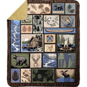 Wilderness Retreat Sherpa Throw