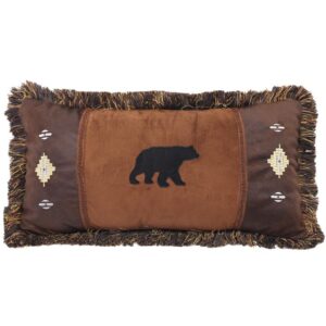 Bear and Diamond Pillow