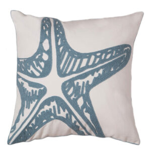 Blue Starfish Pillow