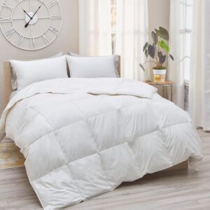 330TC Sateen Year Round White Goose Down Duvet Insert