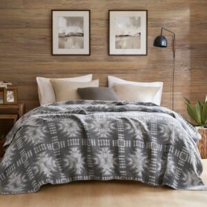 Gallup Grey Bed Blanket