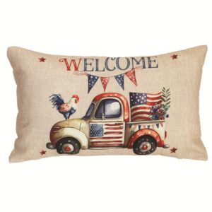 4th of July Pillow
