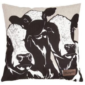 3 Cow Faces Pillow