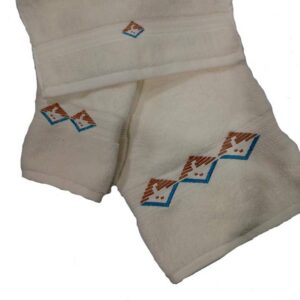 Mojave Diamond Ivory Towel Set