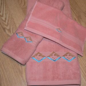 Mojave Diamond Wild Salmon Towel Set