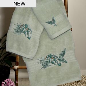 Tropical Ferns Celery Towels