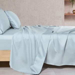 Pima Cotton Sheets - Ice Blue Only