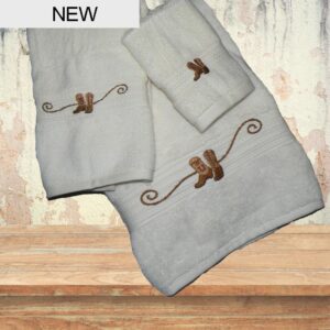 Ropin Boots Ivory Towels