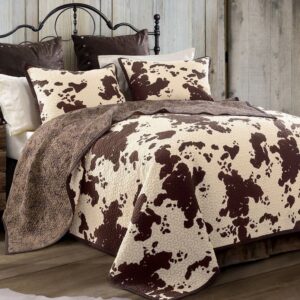 Elsa Cowhide Quilt Set