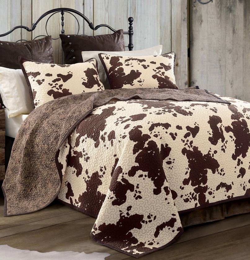 Elsa Cowhide Quilt Set