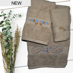 Paisley Linen Towels