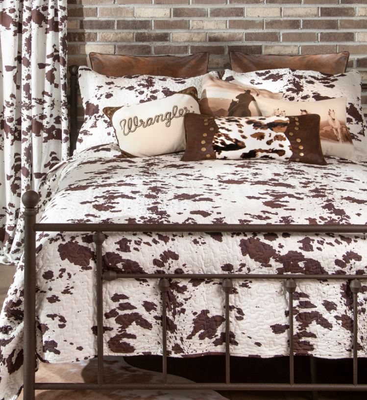 Cowhide Quilt Set